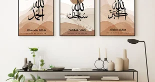 Islamic calligraphy posters