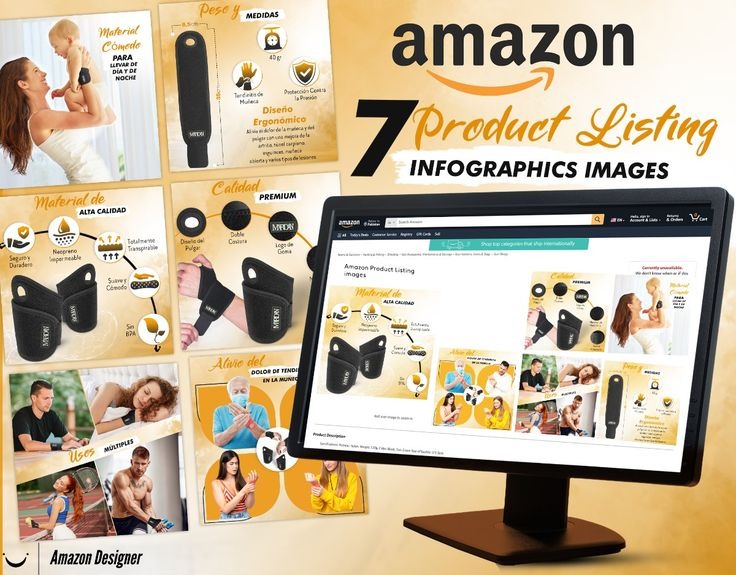 Infographics for Amazon listings