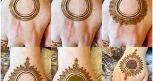 round mehndi design