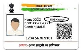 Change the Date of Birth on Aadhaar Card