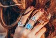 Swiss Blue Topaz Rings