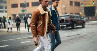 How to Wear a Shearling Leather Jacket