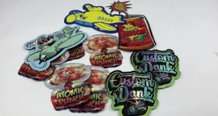 custom die cut mylar bags