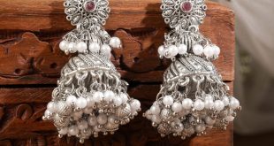 oxidised-silver-plated-jhumka-earrings-with-pearls-and-ruby-studded-detailing-earrings-37202253775022