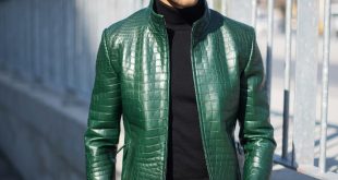 green leather jackets for men